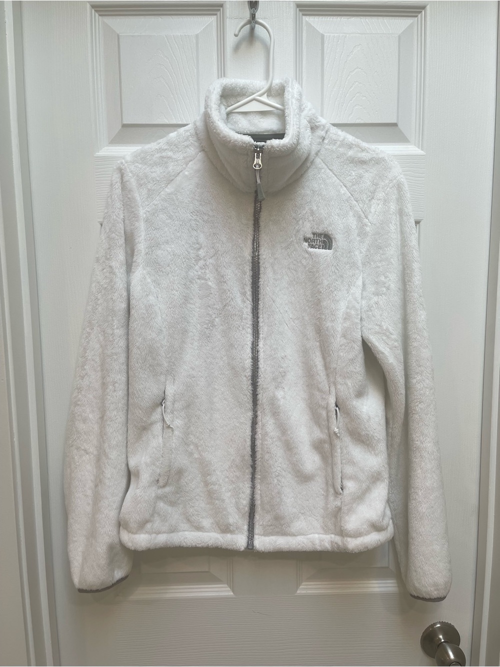 The North Face Women's Osito Fleece Jacket - White Small - Picture 2 of 11